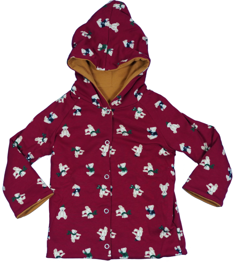 Jacke mit Bärenmuster