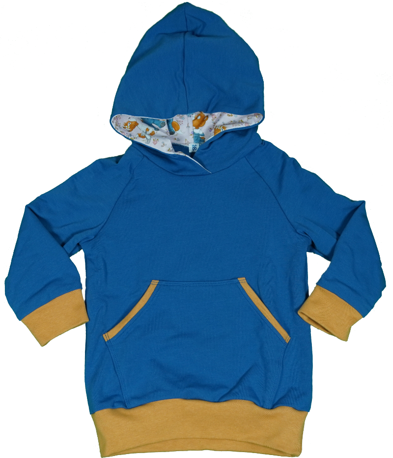 Kapuzenpullover blau