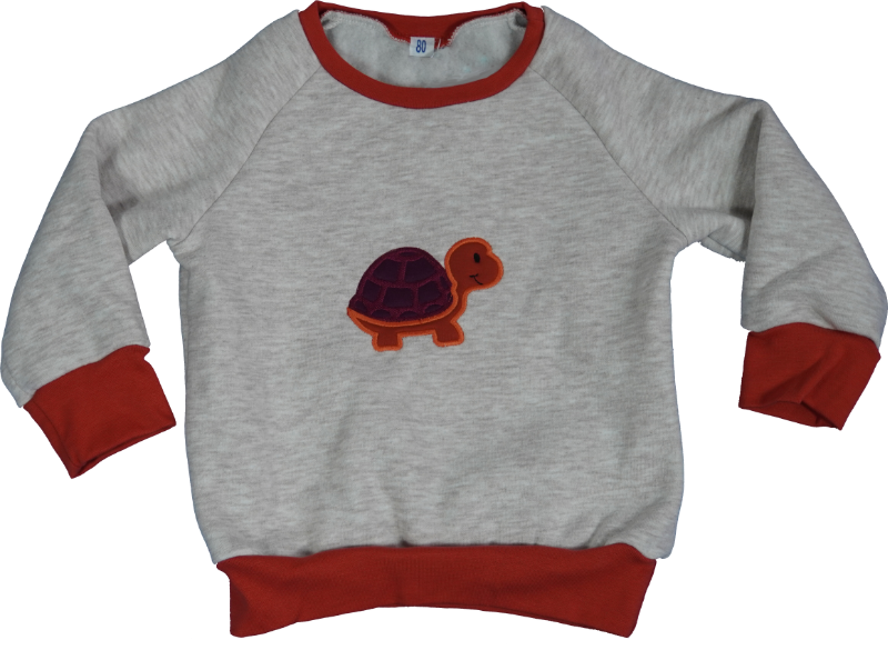 Pullover mit Schildkröte