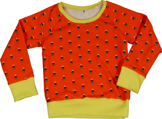 Pullover orange