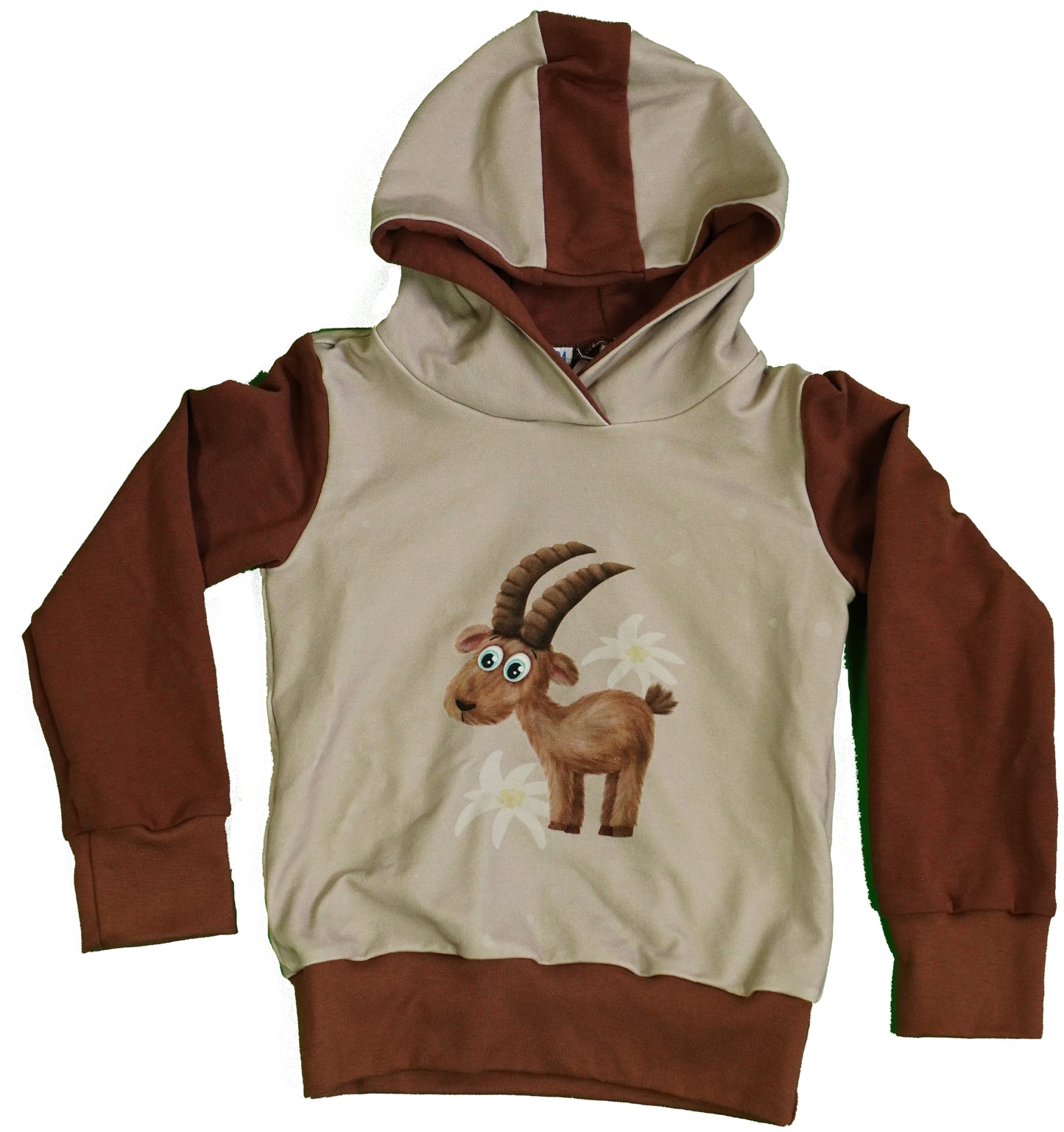 Kapuzenpullover mit Steinbock