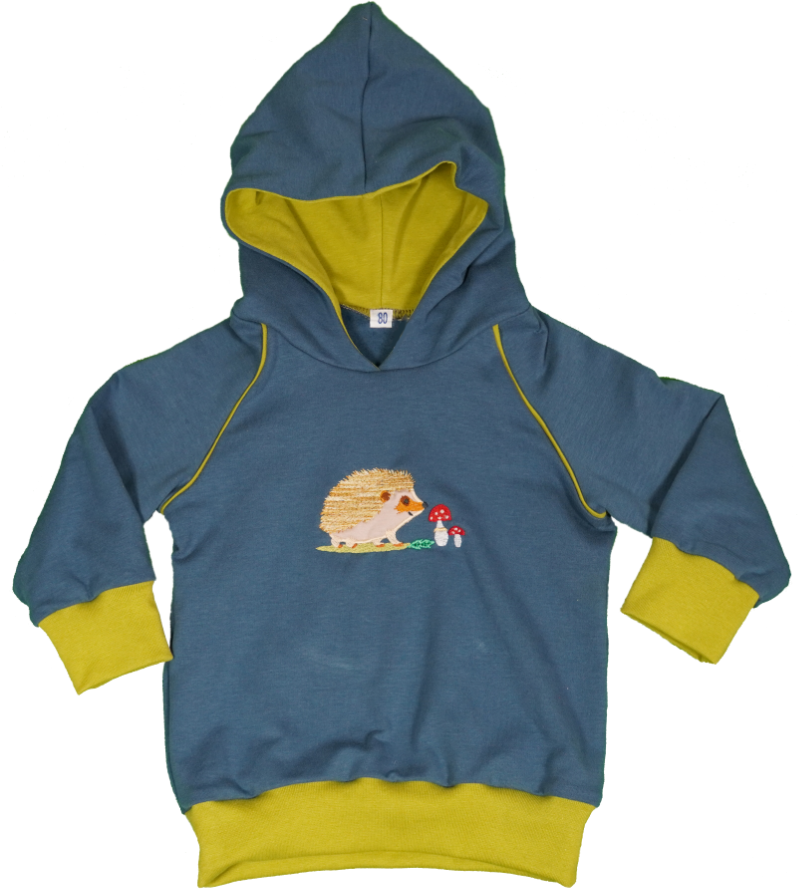 Kapuzenpullover mit Igel
