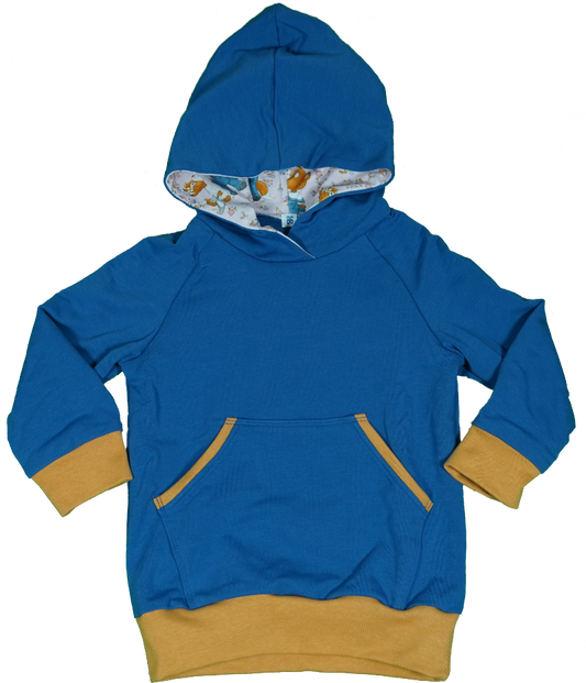 Kapuzenpullover blau