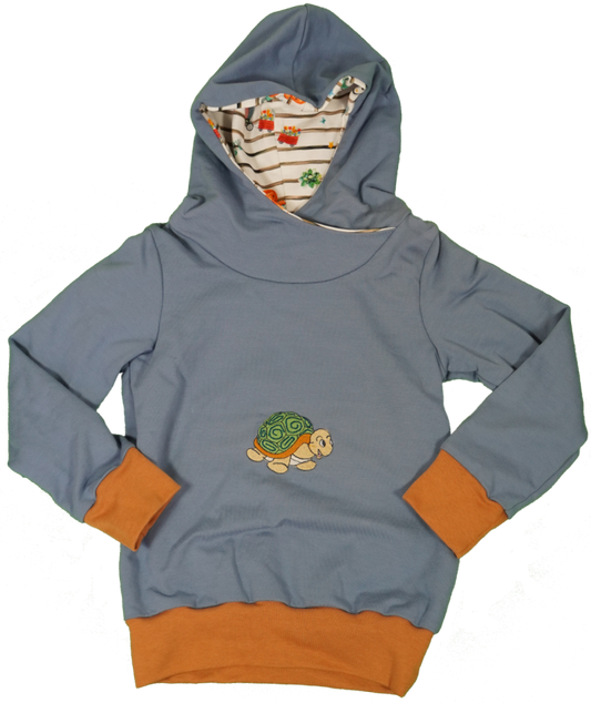 Kapuzenpullover mit Stickerrei