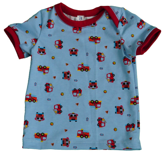 Shirt mit Feuerwehrauto