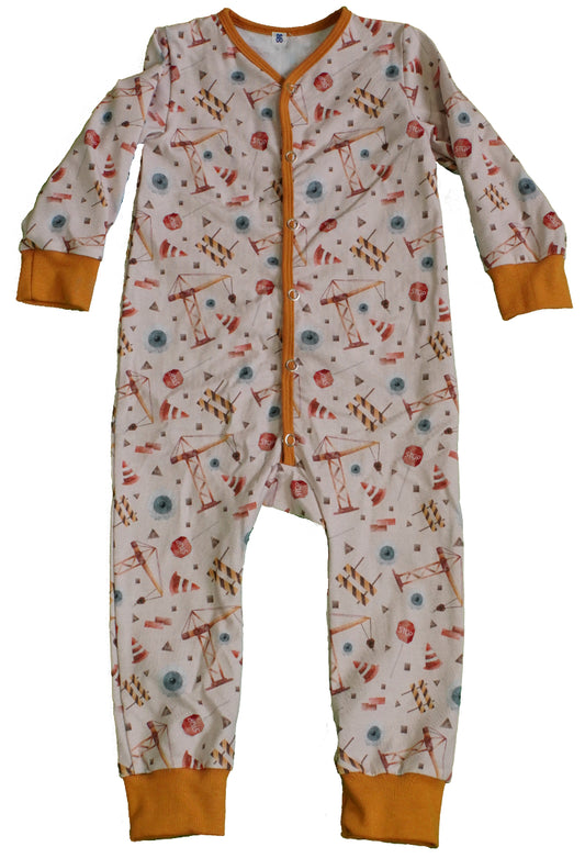 Pyjama einteilig mit Kran