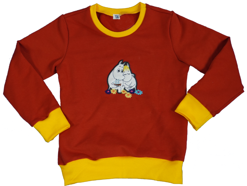 Pullover mit zwei Mumins