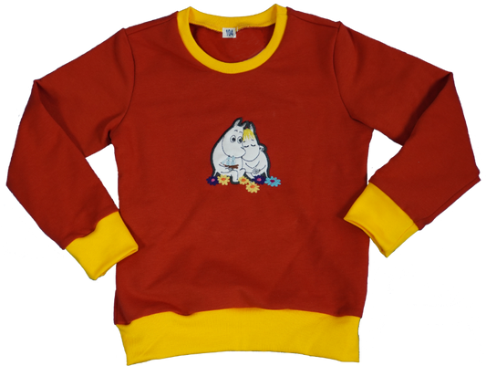 Pullover mit zwei Mumins