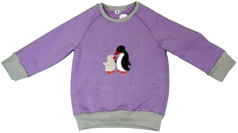 warmer Pullover mit Applikation