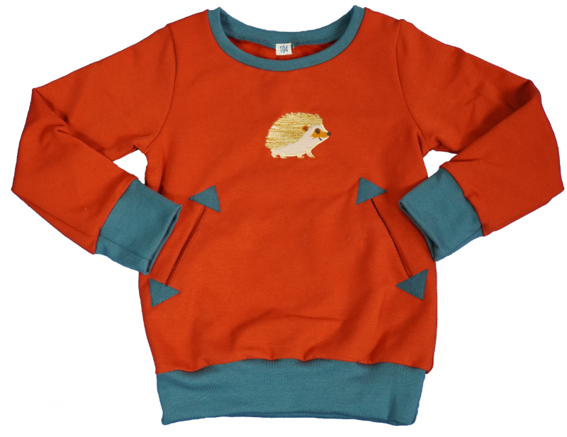Pullover mit Igel