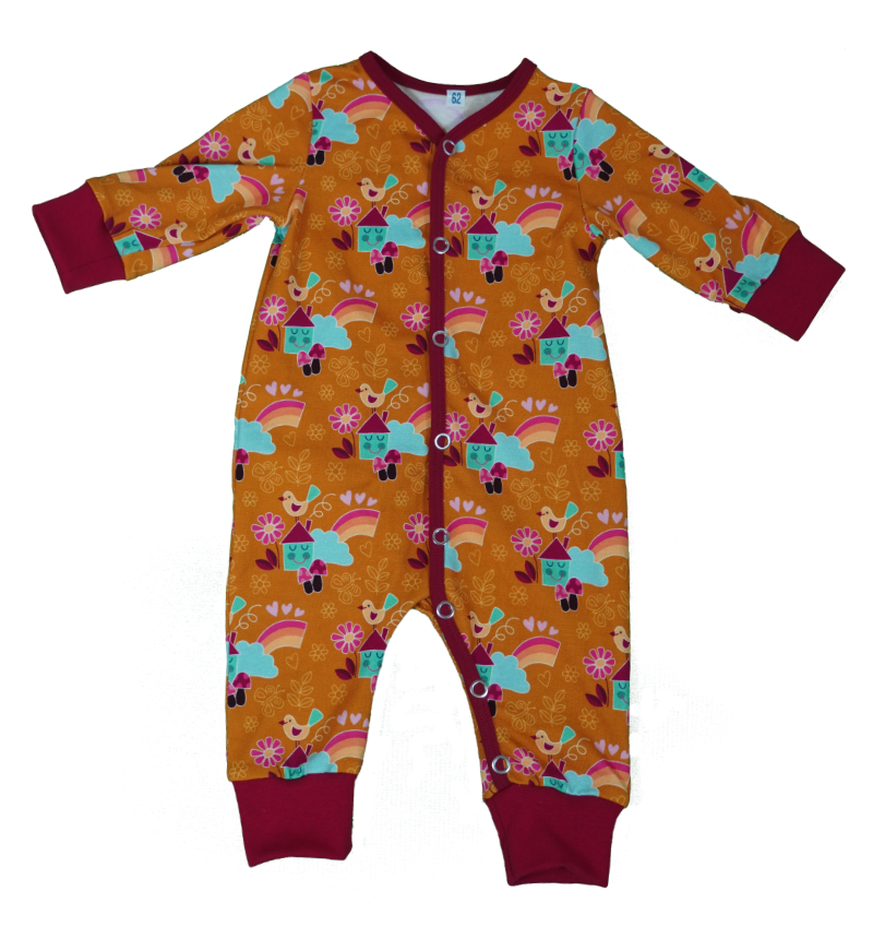 Strämpeli ocker mit Figuren