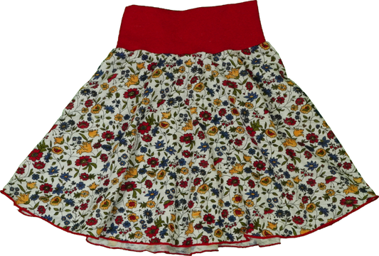 Jupe mit Blumenmuster