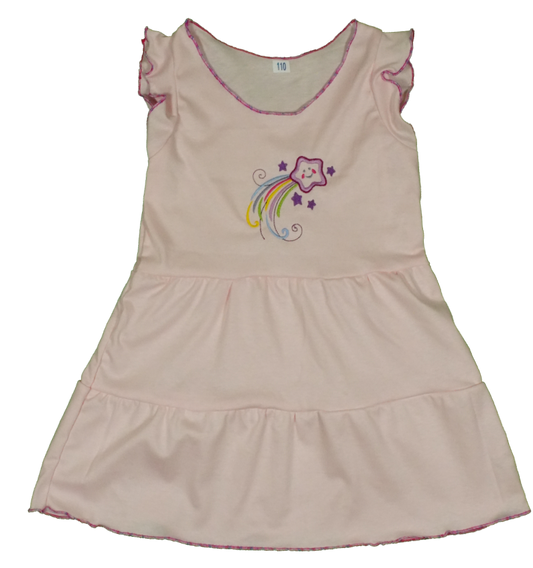 Sommerröckli ärmellos mit Stickerei