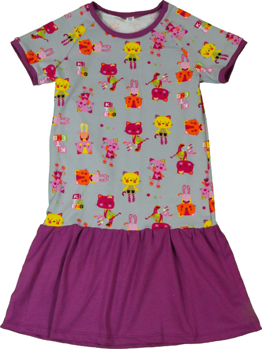 Shirtrock mit Katzenmotiv